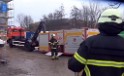 LKW in Rohbau Haus gefahren Huerth Argeles Sur Merstr TK P21